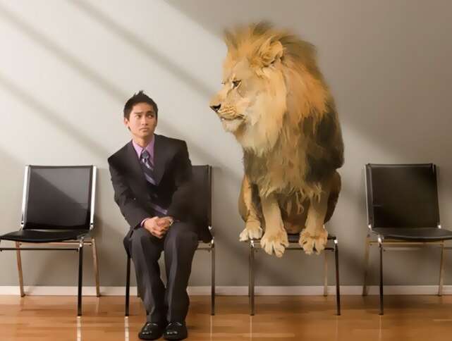 Não pagar pensão pra criança é fácil, quero ver é fugir do Leão